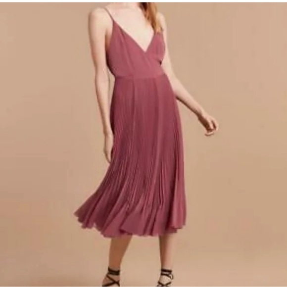 Wilfred Pleated Dress Aritzia Wilfred Daydreamer Pleated Chiffon Mini Dress